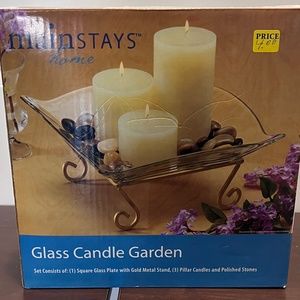 Glass Candle Garden